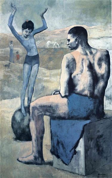 Pablo Picasso Oil Paintings Girl On The Ball Fillette A La Boule